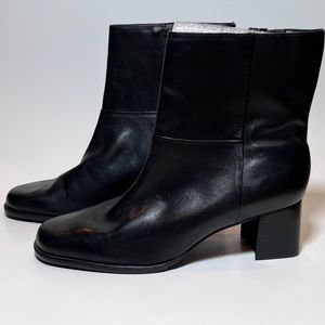 Easy Spirit Boots | Women’s Size 9 | Comfort Arch Support Heeled Leather Booties